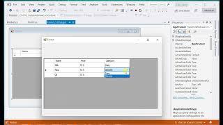 Add Combo box column in DataGridView in C# Windows Form  DataGridViewComboboxColumn in DataGridView