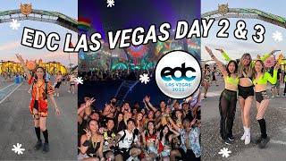 EDC Las Vegas 2022 DAY 2 & 3 VLOG  Audien Alesso David Guetta Zedd Illenium & more