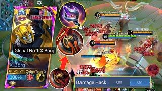 X.BORG UNLIMITED HP BUILD + NEW REVAMP WAR AXE IS BROKEN  X.BORG BEST BUILD 2024  MLBB