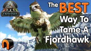 ARK How To TAME A FJORDHAWK On FJORDUR For REAL