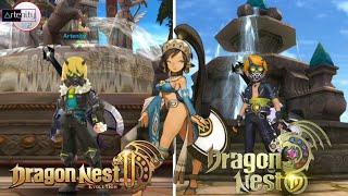 Dragon Nest Mobile vs Dragon Nest 2 Evolution 1st DNM vs DN2 Evolution EX Skills Comparison