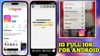 UPDATE INSTAGRAM FULL IPHONE UNTUK ANDROID BONUS FITUR LENGKAP