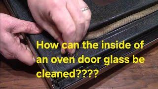 How to Access & Clean Inside a GE Oven Glass Window Model JBS55S0K2SS