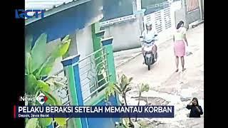 Aksi Pelaku Begal Payudara Terekam CCTV Didalam Gang Depok