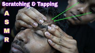 Long ASMR Scratching & Tapping With Neck Cracking Head Massage  Scratching Ear & Head Massage ASMR