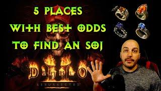 Diablo 2 Resurrected - Find Stone of Jordan FAST 5 Places with Best Drop Odds SOJ