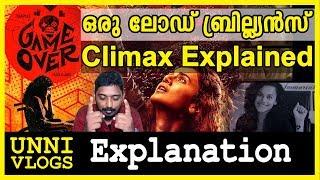 Game Over Movie Decoding  Climax Explanation by Unni Vlogs  Taapsee Pannu  Ashwin Saravanan