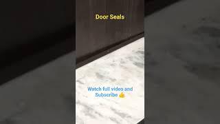 Seal your door gaps...