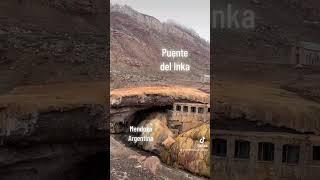 Мост Инков на тропе Инков в суровых высокогориях Анд. #аргентина #гидваргентине #andes #анды