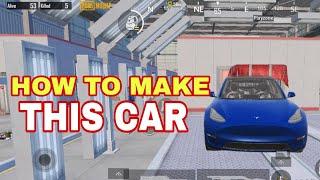 HOW TO MAKE AND DRIVE TESLA CAR IN PUBG MOBILE NEW UPDATE #PUBG