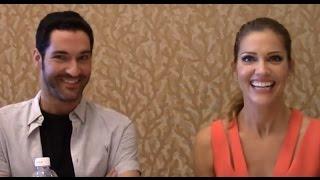 Lucifer - Tom Ellis and Tricia Helfer Interview Season 2 Comic Con