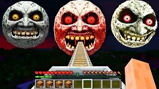 i Found Scary LUNAR MOON  in Minecraft  Minecraft Lunar Moon 