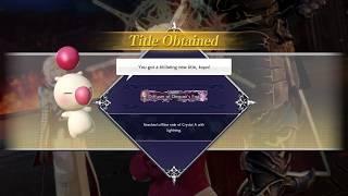 DISSIDIA FINAL FANTASY NT - Lightnings Offline Crystal A Rank Title