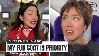 True story of a passenger delaying flight because of her fur coat  @mrjohnnyung