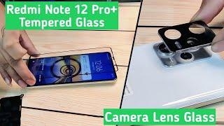 Redmi Note 12 Pro Plus 6d Tempered Glass  Camera Lens Glass  How to apply