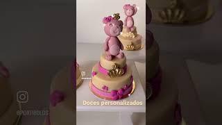 Doces personalizados ursinha realeza #docesdecorados #docespersonalizados