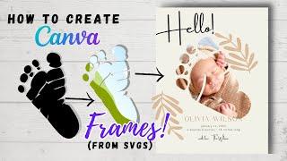 Canva Tutorial How to Create Custom Canva Frames