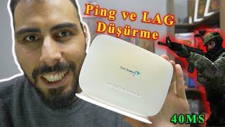 DNS ile Oyun Lag ve Ping Düşürme CSGO PUBG ve LOL İnternet ve Modem Hızlandırma Turknet ve TTNET