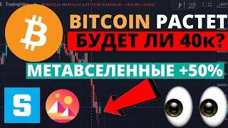 БИТКОИН РОСТ ДО 30К МЕТАВСЕЛЕННЫЕ + 50% USDT УПАЛ ЧТО ПОКУПАТЬ