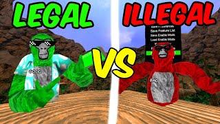 Gorilla Tag  LEGAL MODS VS ILLEGAL MODS part 2