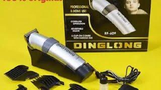 Dingling Rf- 609 Professional hair trimmer Review  Unboxing  Original...