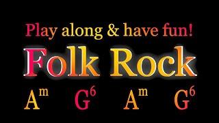 Folk Rock backing track A minor 80bpm. Play along improvise have fun