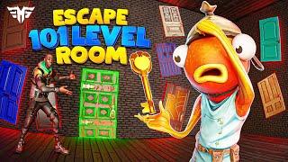 101 LEVEL ESCAPE ROOM All Levels Tutorial FORTNITE