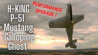 FASTER  H-KING GALLOPING GHOST P-51 RENO RACER  PRO Motor Upgrade  Essential RC FLIGHT TEST