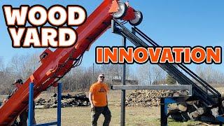 Revolutionizing Firewood - Innovative Woodyard Solution for Cleaner Stacks