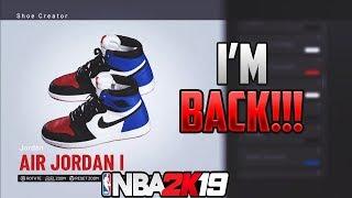 NBA 2K19 Shoe Creator  Im Back