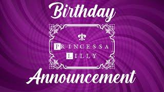 A Very Special Princessa Lilly Announcement