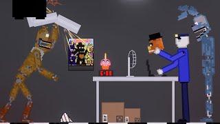 Animatronics FNAF Attack People On Fredbears Family Diner In People Playground