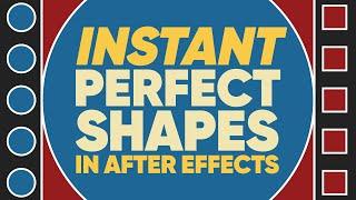 PERFECT After Effects Shapes in LESS THAN 2 MINUTES - Adobe Quick Tip