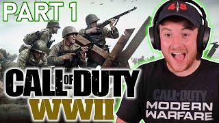 Royal Marine Plays Call Of Duty WW2 For The First Time Part 1