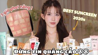 KEM CHỐNG NẮNG CỦA BẠN KHÔNG TỐT NHƯ BẠN NGHĨ  Phơi nắng 3 giờ để tìm ra kem chống nắng tốt nhất 