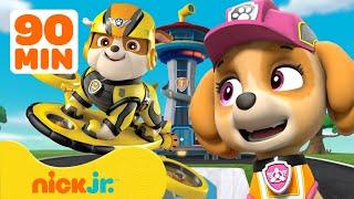 PAW Patrol Pups Switching Jobs ↔ 90 Minute Compilation  Nick Jr.