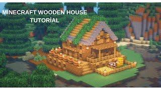 Minecraft-ağaç ev yapımı Minecraft  How to Build a Wooden House  Simple Survival House Tutorial 5
