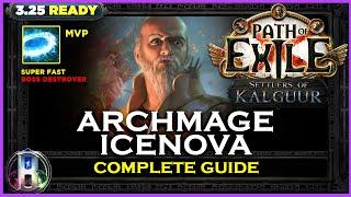 PoE 3.25 ARCHMAGE ICE NOVA HIEROPHANT - PATH OF EXILE SETTLERS OF KALGUUR - POE BUILDS