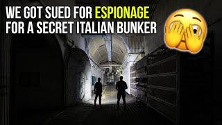 CHARGED for ESPIONAGE in an Italian bunker  ABANDONED
