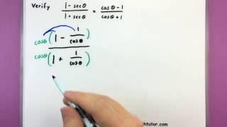 Trigonometry - Proving trig identities