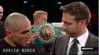 Miguel Cotto reaction when Kellerman asks for Golovkin Funny