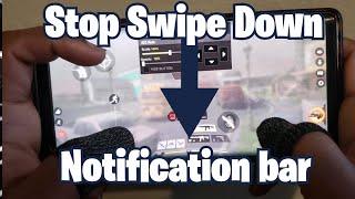 How To Disable Top Pull Down Notification Menu While Gaming On Android Phones For COD PUBG Mobile