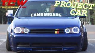 VW Golf 4 Custom Headlights and Camber Project by Marat