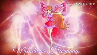 Winx club season 8 Transformations with colours according to their PowersMelodious Harmony
