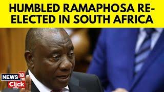 Cyril Ramaphosa Re-Elected In South Africa  Cyril Ramaphosa  South Africa Elections 2024  G18V