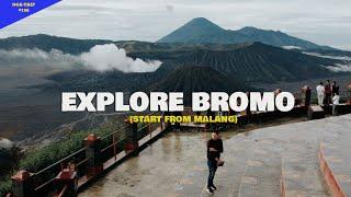 PESONA GUNUNG BROMO  Pananjakan Padang Savana Kawah Bromo Bukit Teletubies