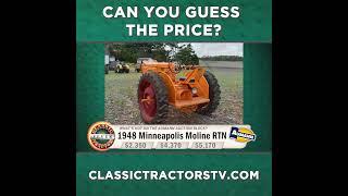 Guess The Price? 1948 Minneapolis Moline RTN