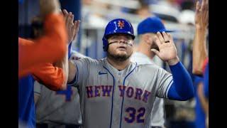 Daniel Vogelbach hits a GRAND SLAM for his first homerun as a Met