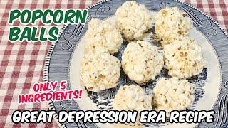 Popcorn Balls Recipe Without Corn Syrup  Great Depression Cooking