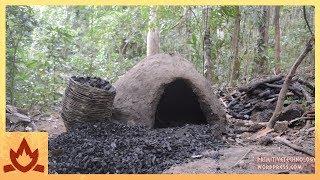 Primitive Technology Reusable charcoal mound